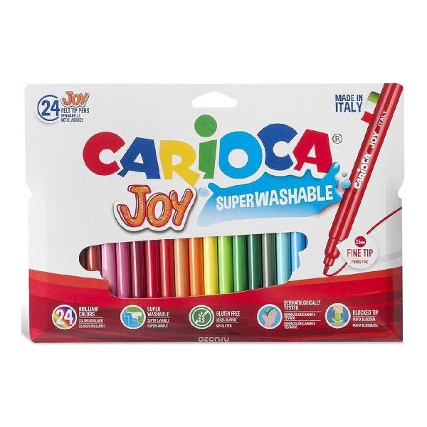 Флумастери Carioca Joy, 24 цвята