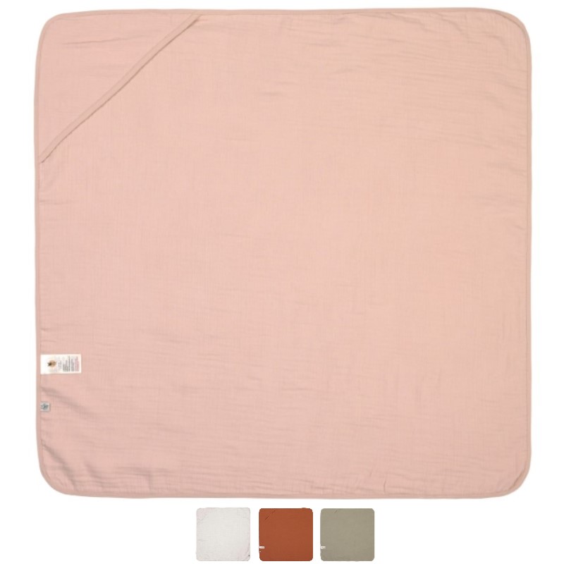 Хавлия за баня Lassig Cozy Care с качулка, 90х90 см.