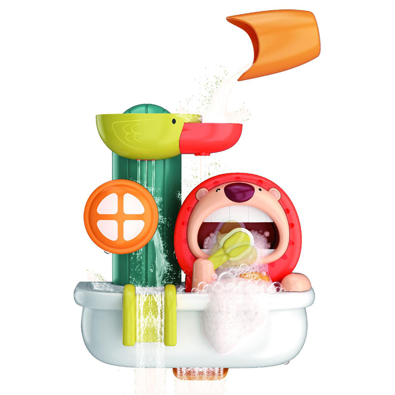Играчка за баня Raya Toys Лъвче с балончета