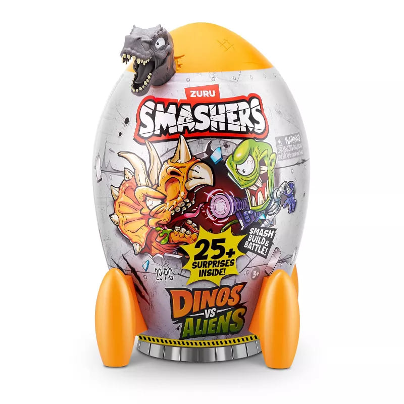 Игрален комплект изненада Zuru Smashers Dino VS Aliens, Асортимент