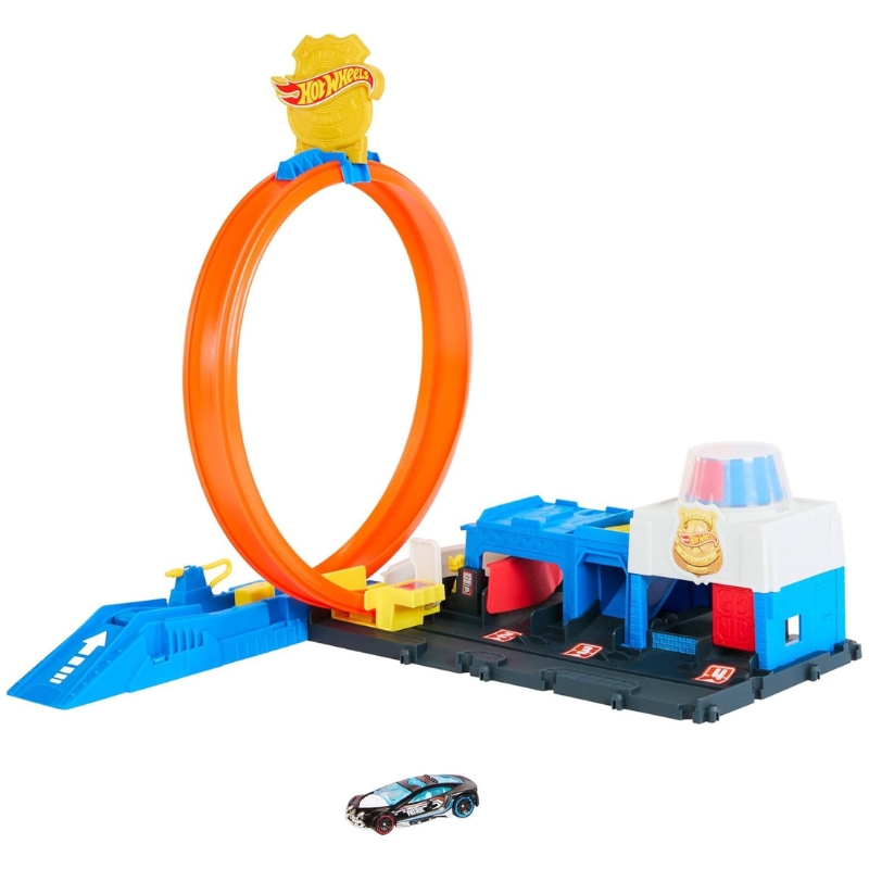 Писта Mattel Hot Wheels Super Police Station