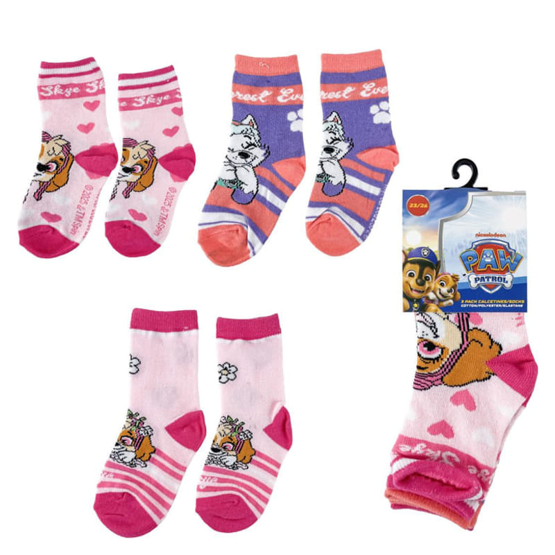 Комплект детски чорапи Cerda Paw Patrol, 3 бр., размер 23-34, 2900002478