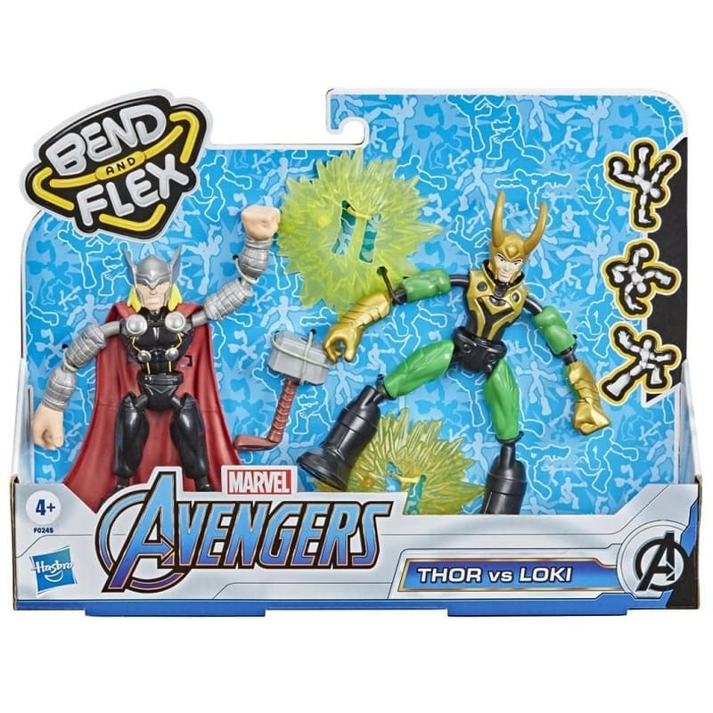 Комплект фигури Hasbro Avengers Bend & Flex Thor VS Loki F245