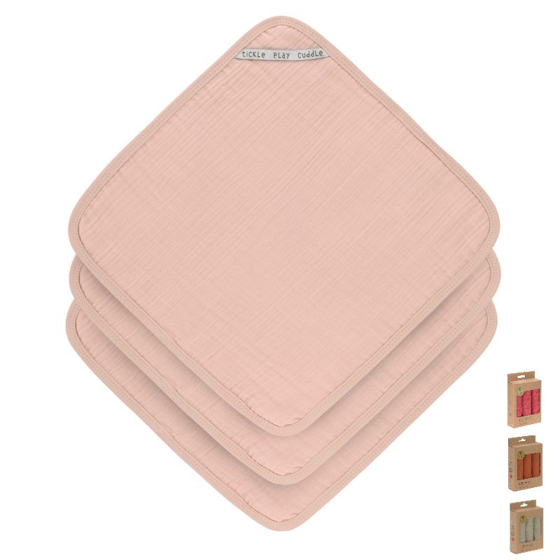 Комплект муселинови кърпи Lassig Cozy Care 30х30 см, 3 бр. 
