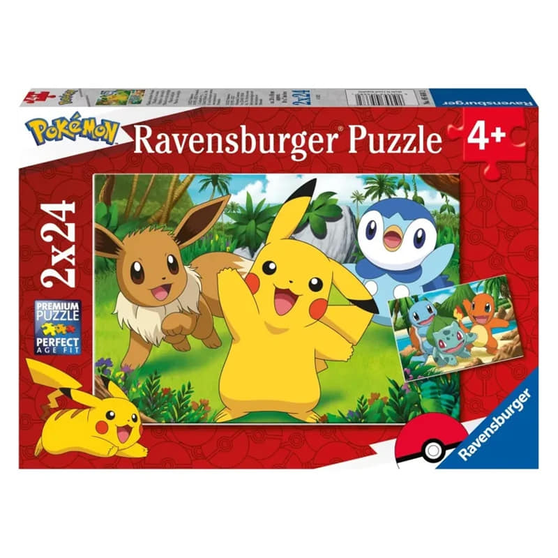 Пъзели Ravensburger Pokemon, 2х24 ч.