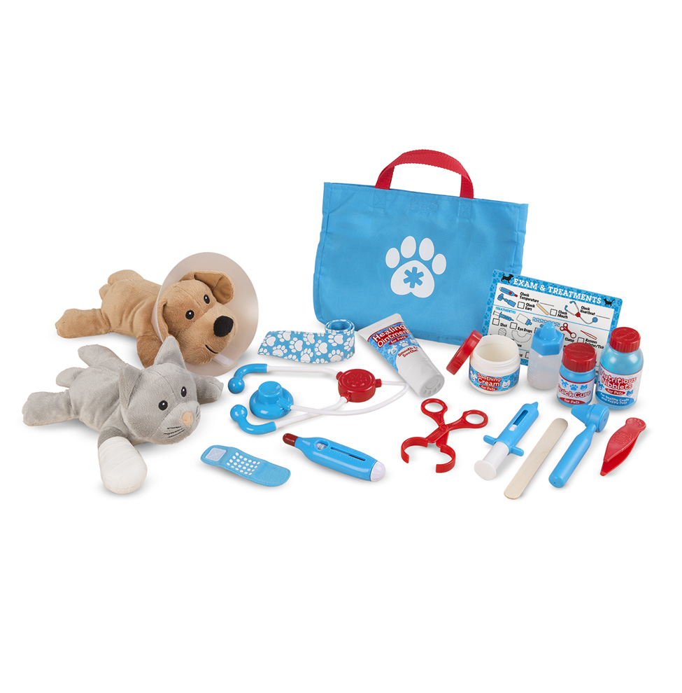 Ветеринарен комплект Melissa and Doug Изследване и лечение 18520