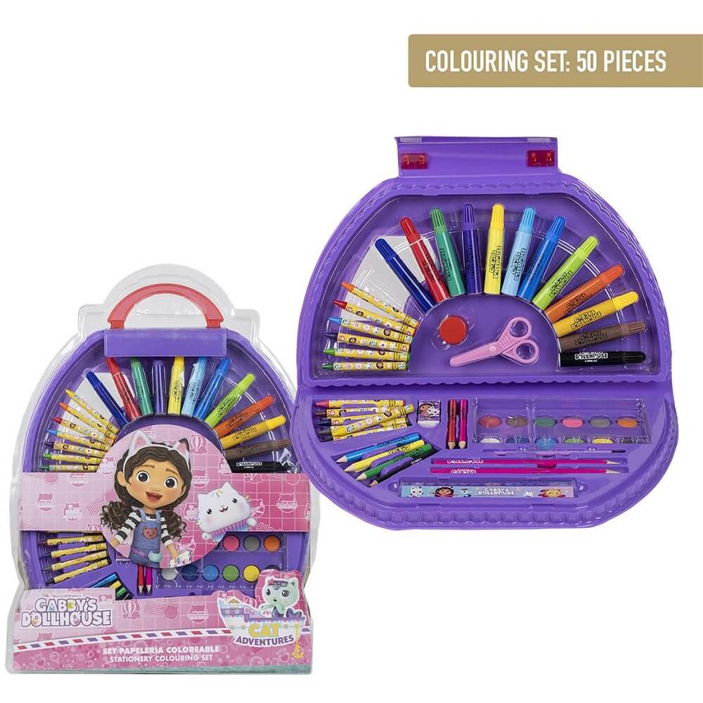 Детски комплект за рисуване Cerda Gabby's Dollhouse в чантичка 2700000819