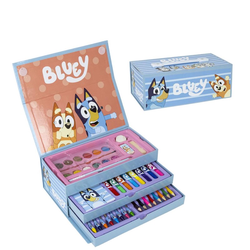 Kомплект за рисуване Cerda Bluey куфарче