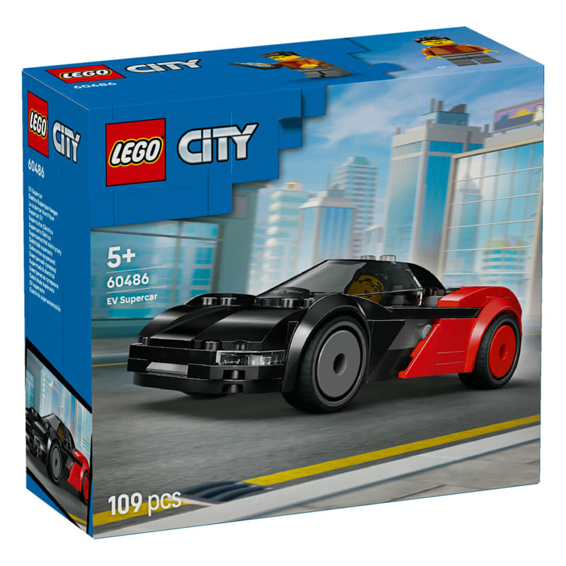 Kонструктор LEGO City Електрическа суперкола, 60486