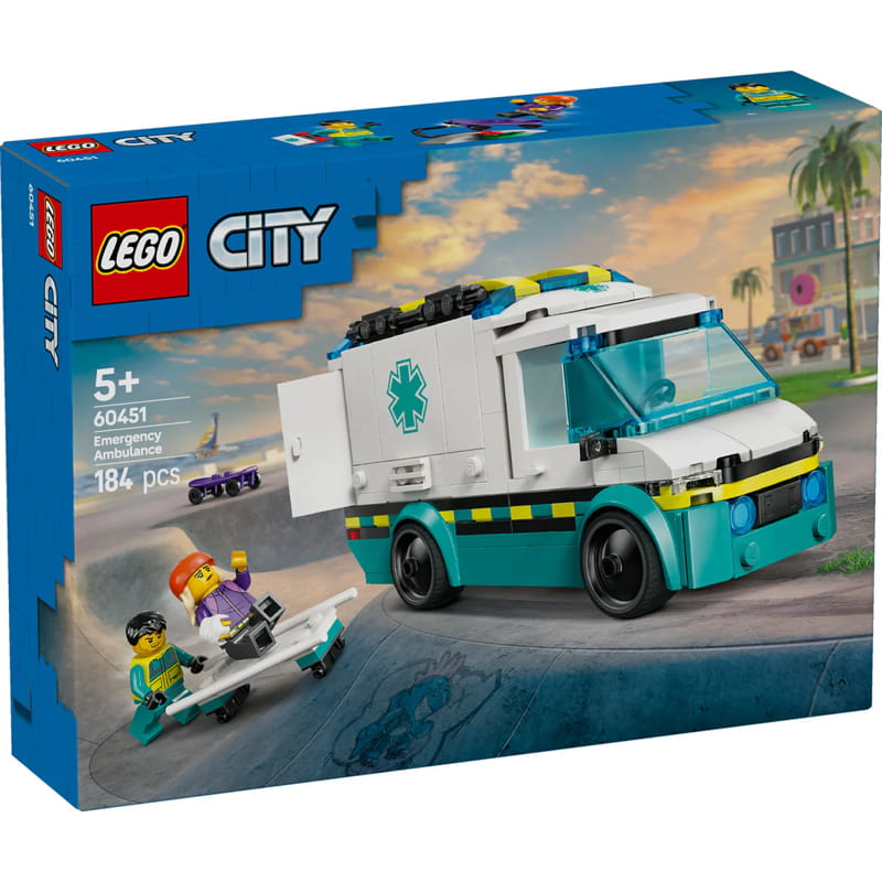 Конструктор LEGO City Линейка за спешна помощ 60451