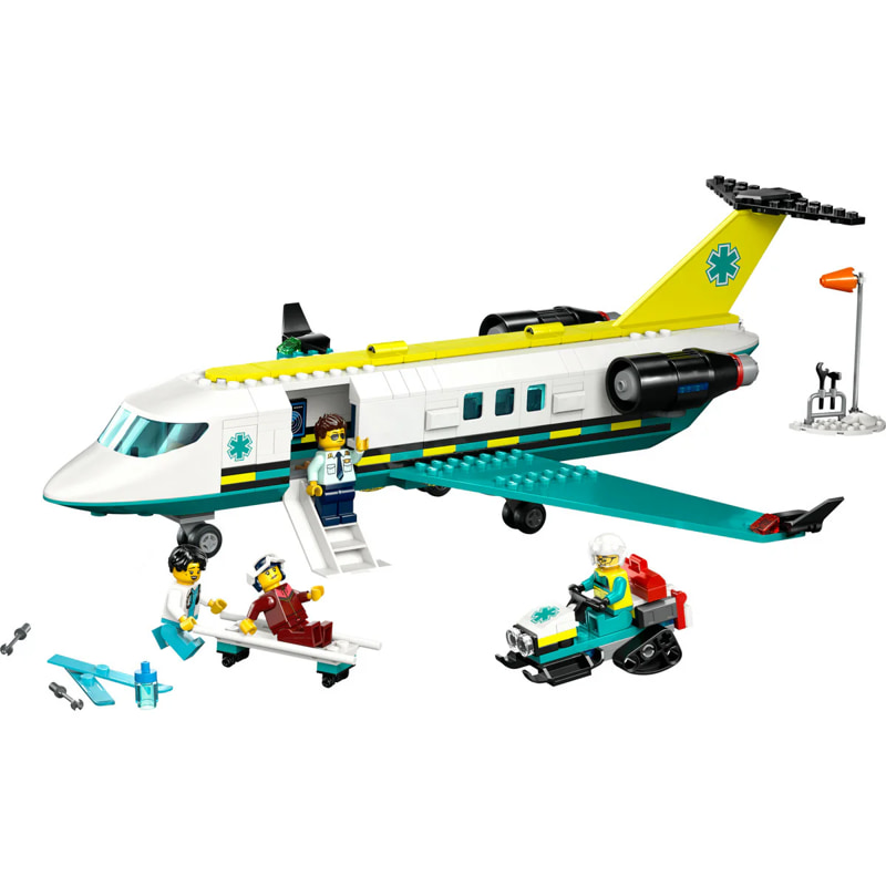 Конструктор LEGO City Въздушна линейка за спешни случаи, 60465
