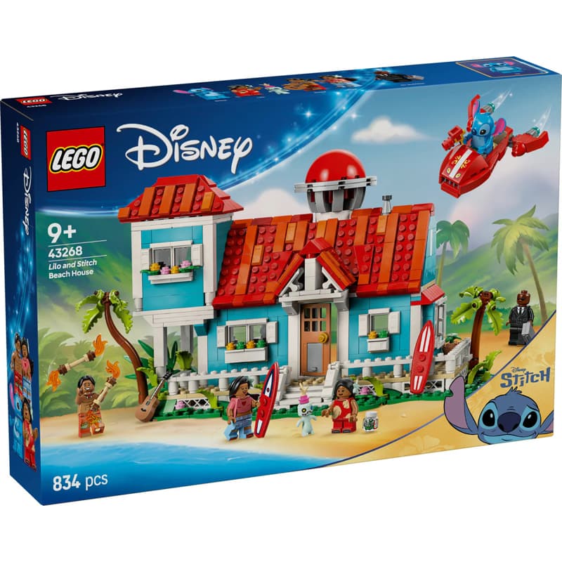 Конструктор LEGO Disney Къщата на плажа на Лило и Стич 43268