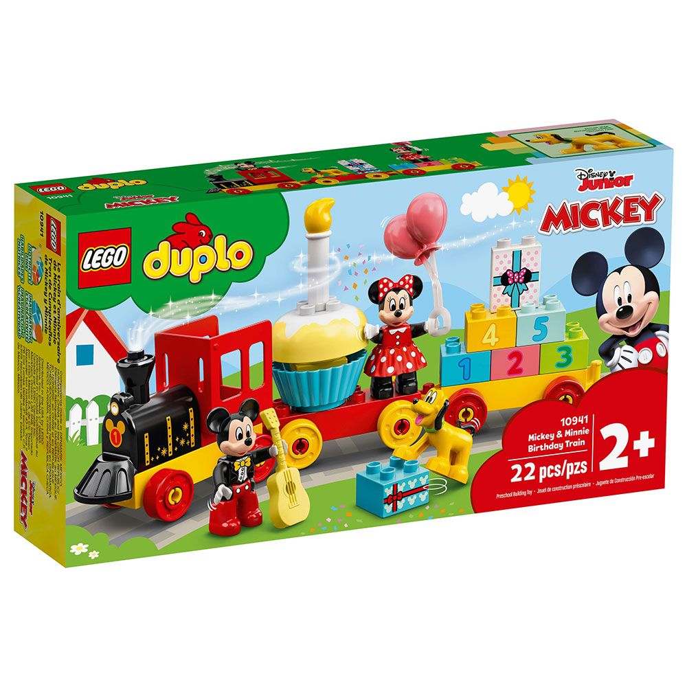 Конструктор LEGO DUPLO Disney Влак за рождения ден на Mickey и Minnie 10941
