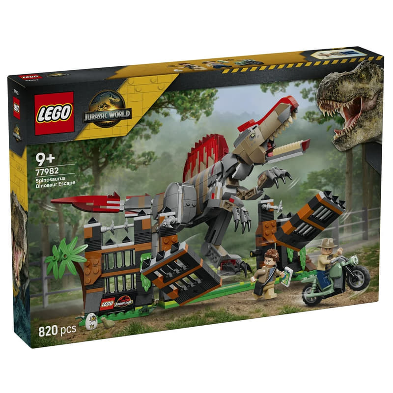 Конструктор LEGO Jurassic World Бягството на спинозавъра 77982