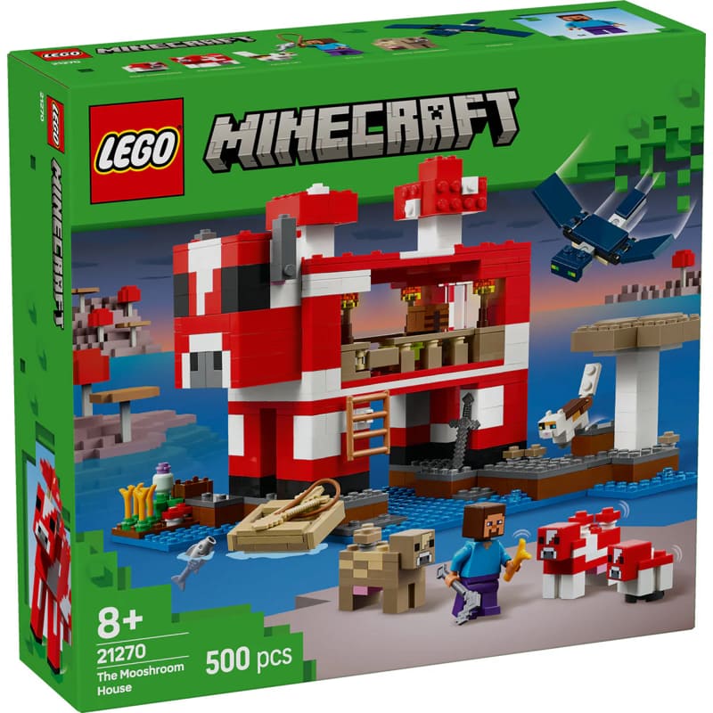 Конструктор LEGO Minecraft Къщата на Мухоморка 21270