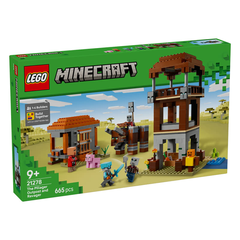 Kонструктор LEGO Minecraft Кулата на грабителите и Опустошителя, 21278 