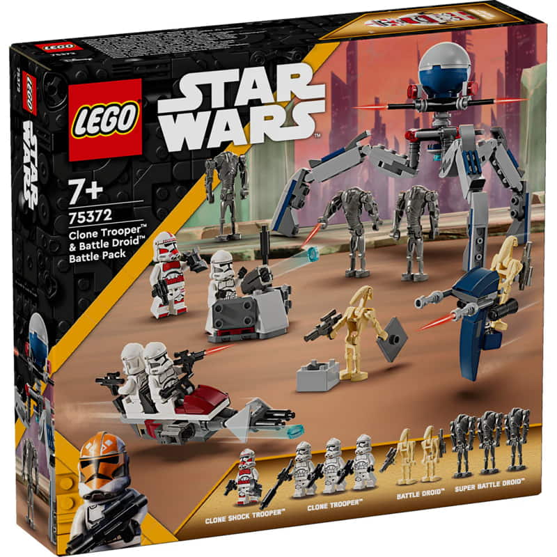 Конструктор LEGO Star Wars Клонинг щурмовак и боен дроид–боен пакет 75372
