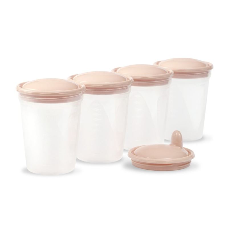 Контейнери за съхранение на кърма Babyono 1028, 200мл., 4 бр.