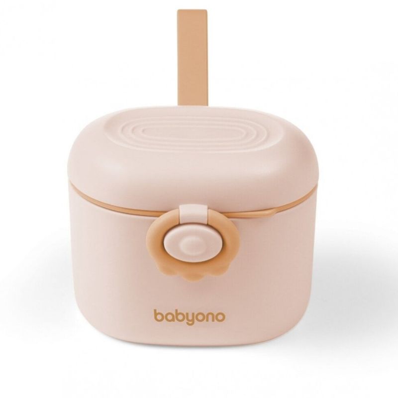 Кутия за сухо мляко BabyOno с лъжичка, 240 мл.