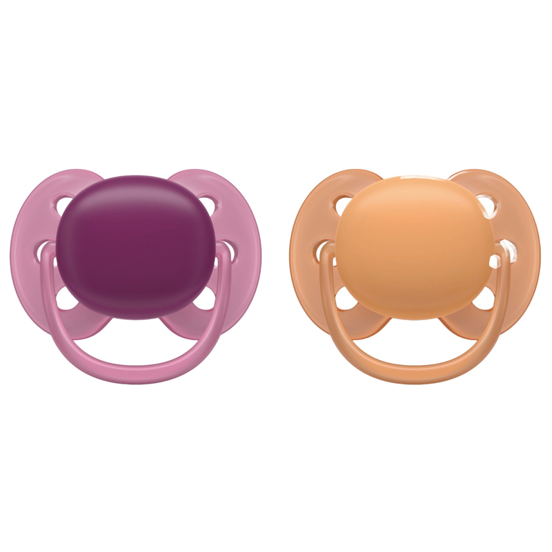 Ортодонтични залъгалки Philips Avent Ultra Soft, 18 м+, 2 бр.