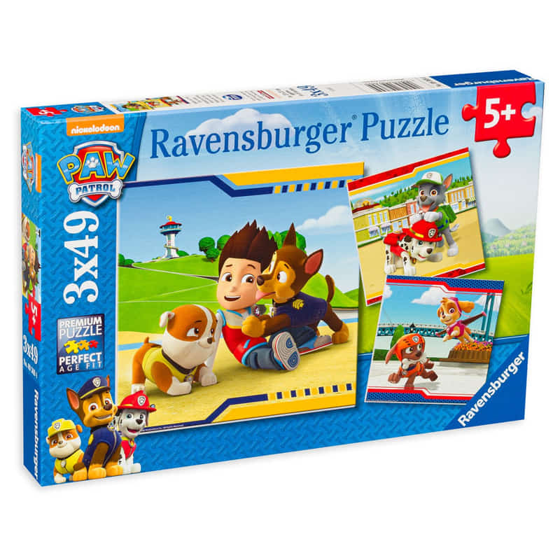 Пъзели Ravensburger Paw Patrol, 3х49 ч.