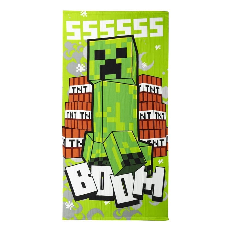 Плажна кърпа Cerda Minecraft, 140 см., 2200010307