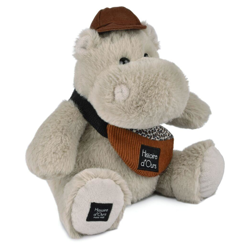 Плюшен хипопотам Doudou Hello Brook, HO3379, 20 см.