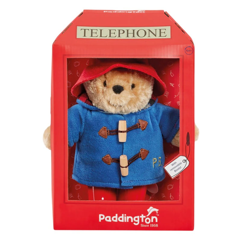 Плюшена играчка Paddington в телефонна кабина, 22 см.
