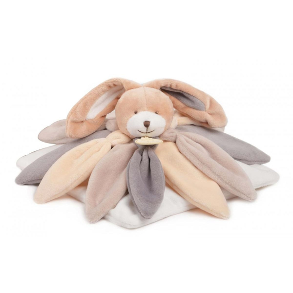 Плюшена играчка за гушкане Doudou, Заек, 28 см., Бежов, Колекционерско издание