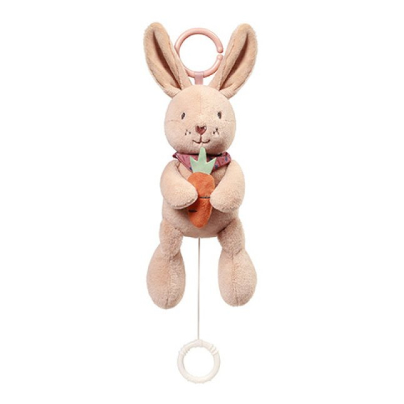 Плюшена музикална играчка за количка и кошара BabyOno Rabbit Karo, 1686