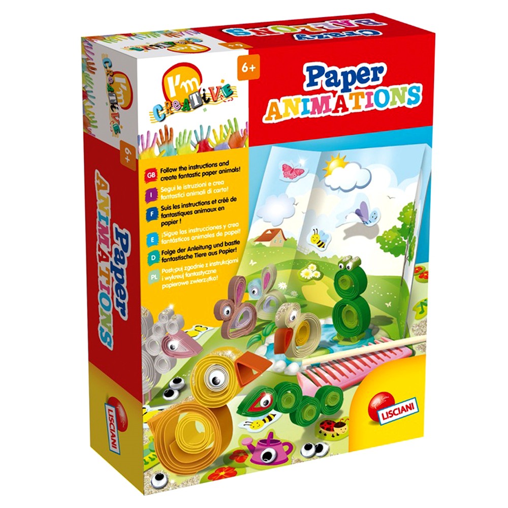 Игра Lisciani I`m Creative Paper Animations 47680