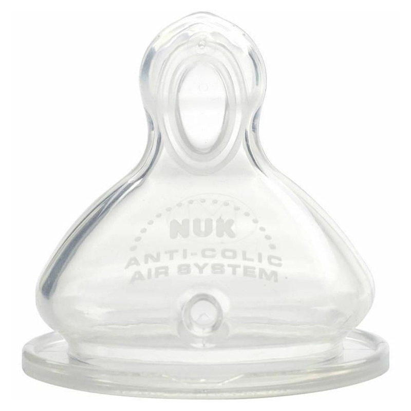Силиконови биберони Nuk First Choice, Размер M, 0-6 м., 2 бр.