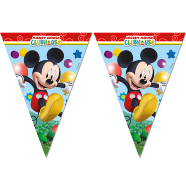 Триъгълно флагче Procos Mickey 9бр.