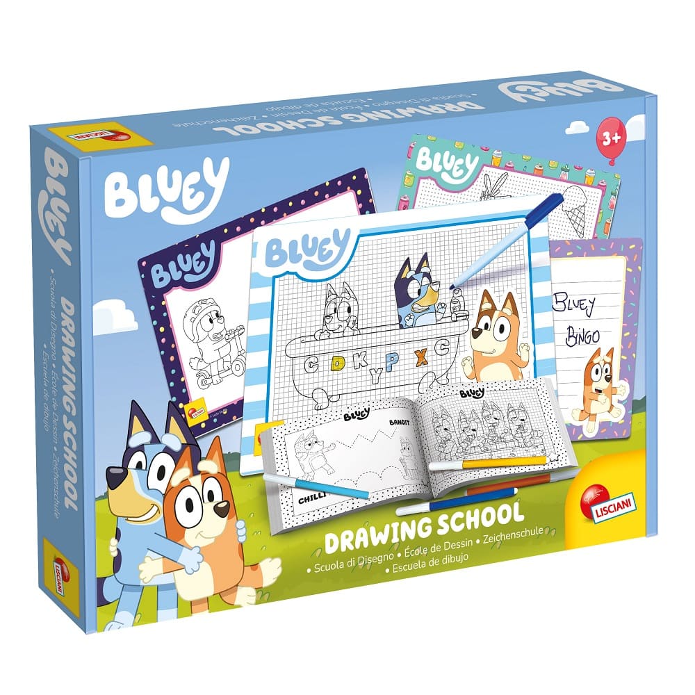 Творчески комплект Lisciani Bluey Drawing School 99382