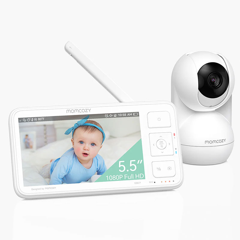 Бебефон с камера Momcozy 5.5" 1080P Full HD, BM03