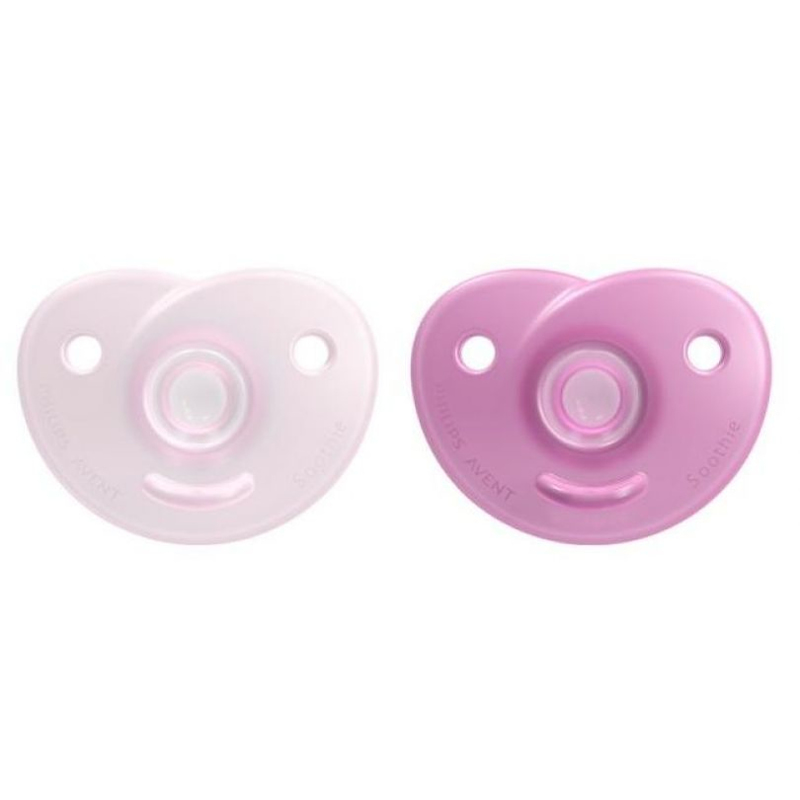 Залъгалки Philips Avent Soothie, 0-6 м., с кутийка, Розов, 2 бр., SCF099/27