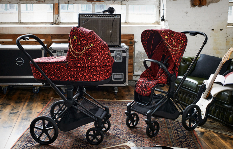 Priam 4 Seat pack Rockstar Rosenrot Dark Red