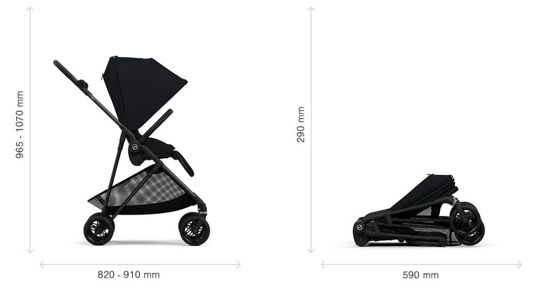 Бебешка количка Cybex Melio 2023