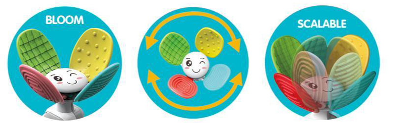 Дрънкалка Raya Toys Цвете