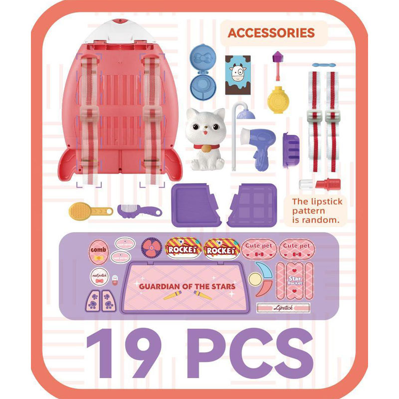 Игрален комплект Raya Toys Салон за красота с коте