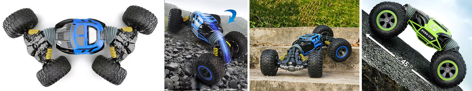 Кола с дистанционно Raya Toys Twist, Вседеход за трикове
