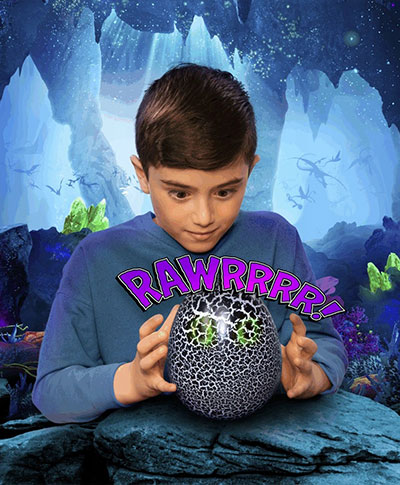 Интерактивен дракон в яйце